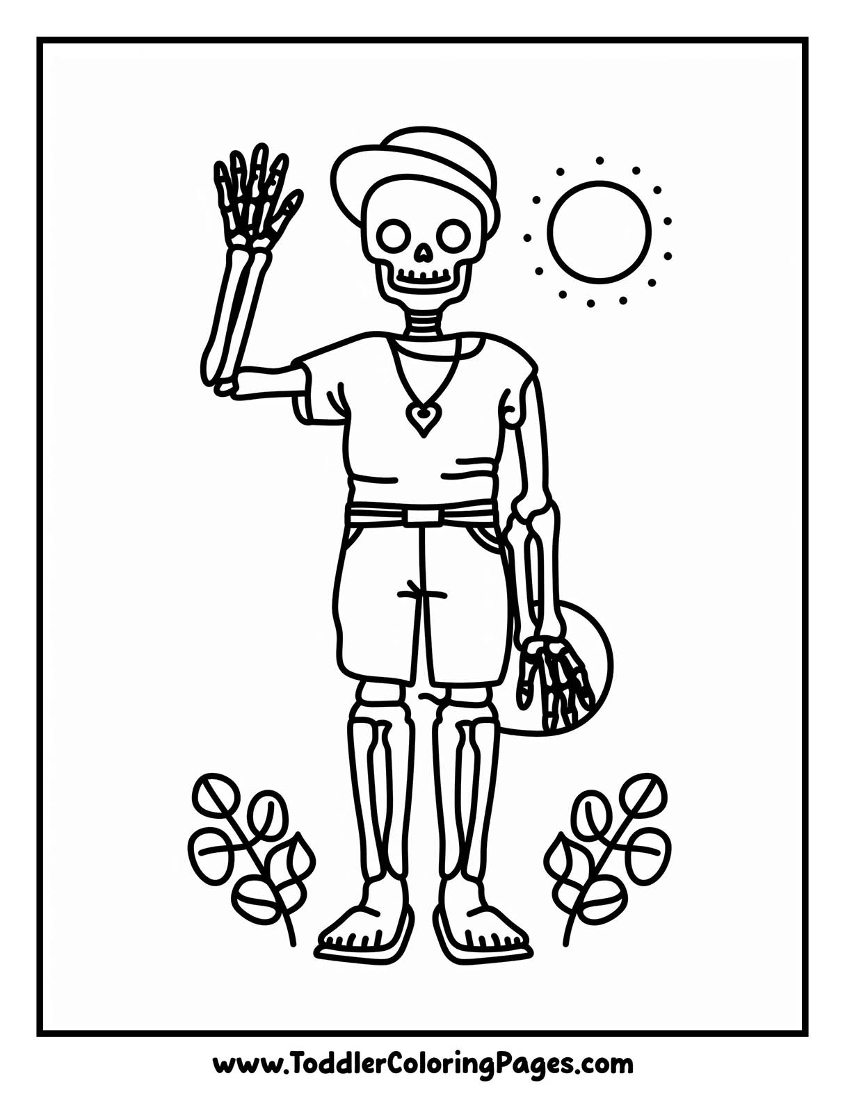 Skeleton Coloring Pages