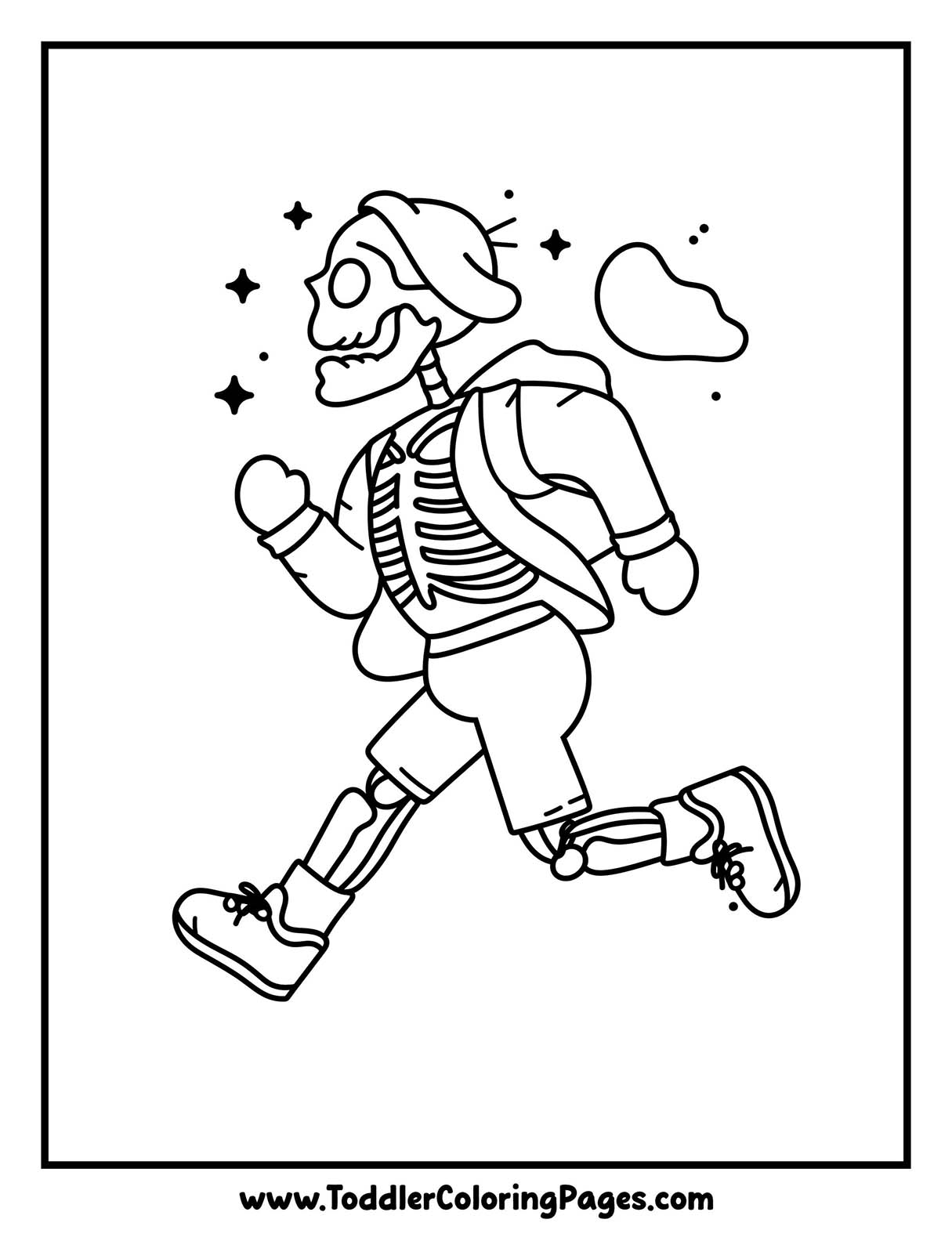 Skeleton Coloring Pages