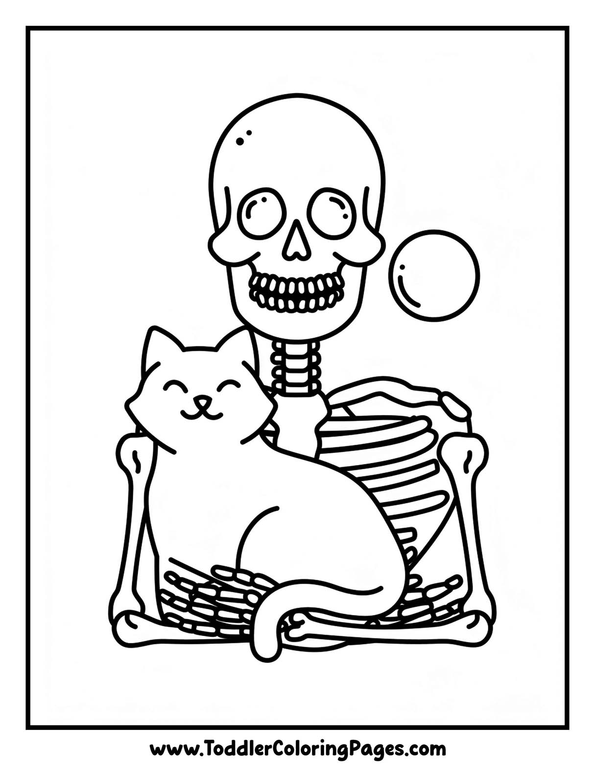Skeleton Coloring Pages