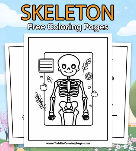 Skeleton Coloring Pages