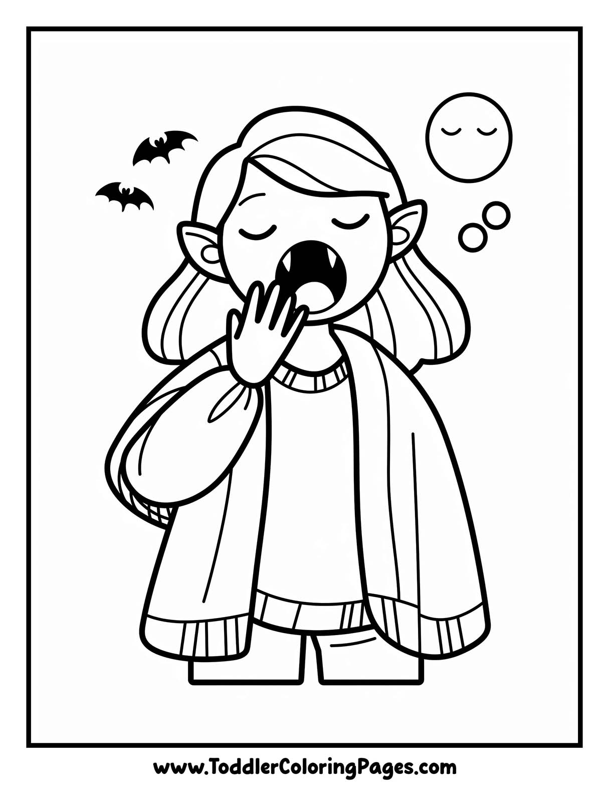 Vampire Coloring Pages