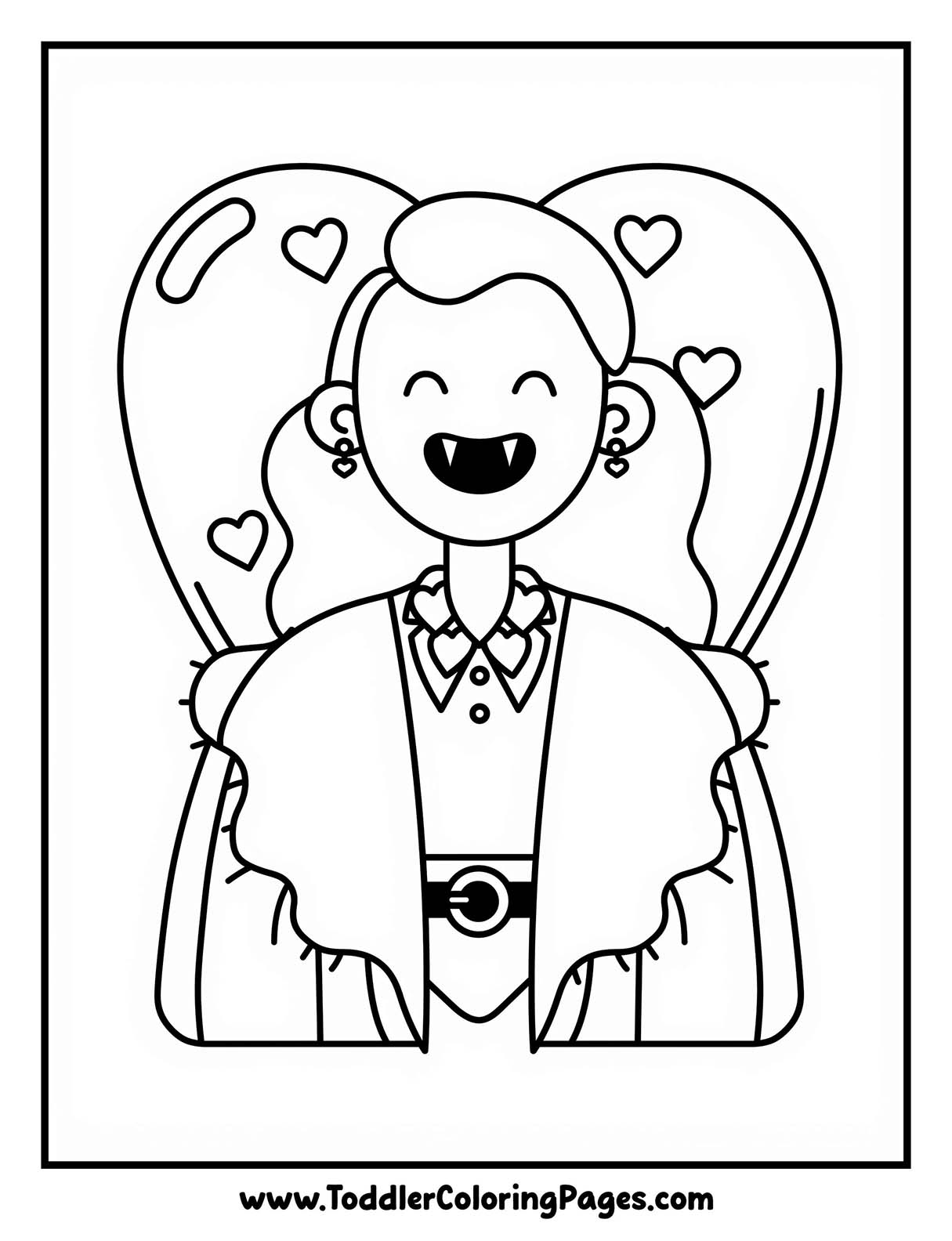 Vampire Coloring Pages