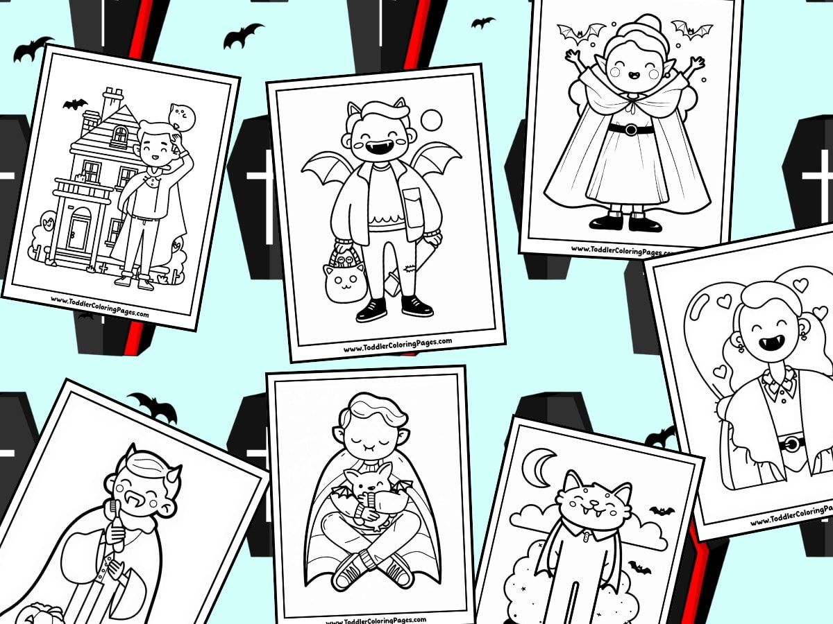 Vampire Coloring Pages