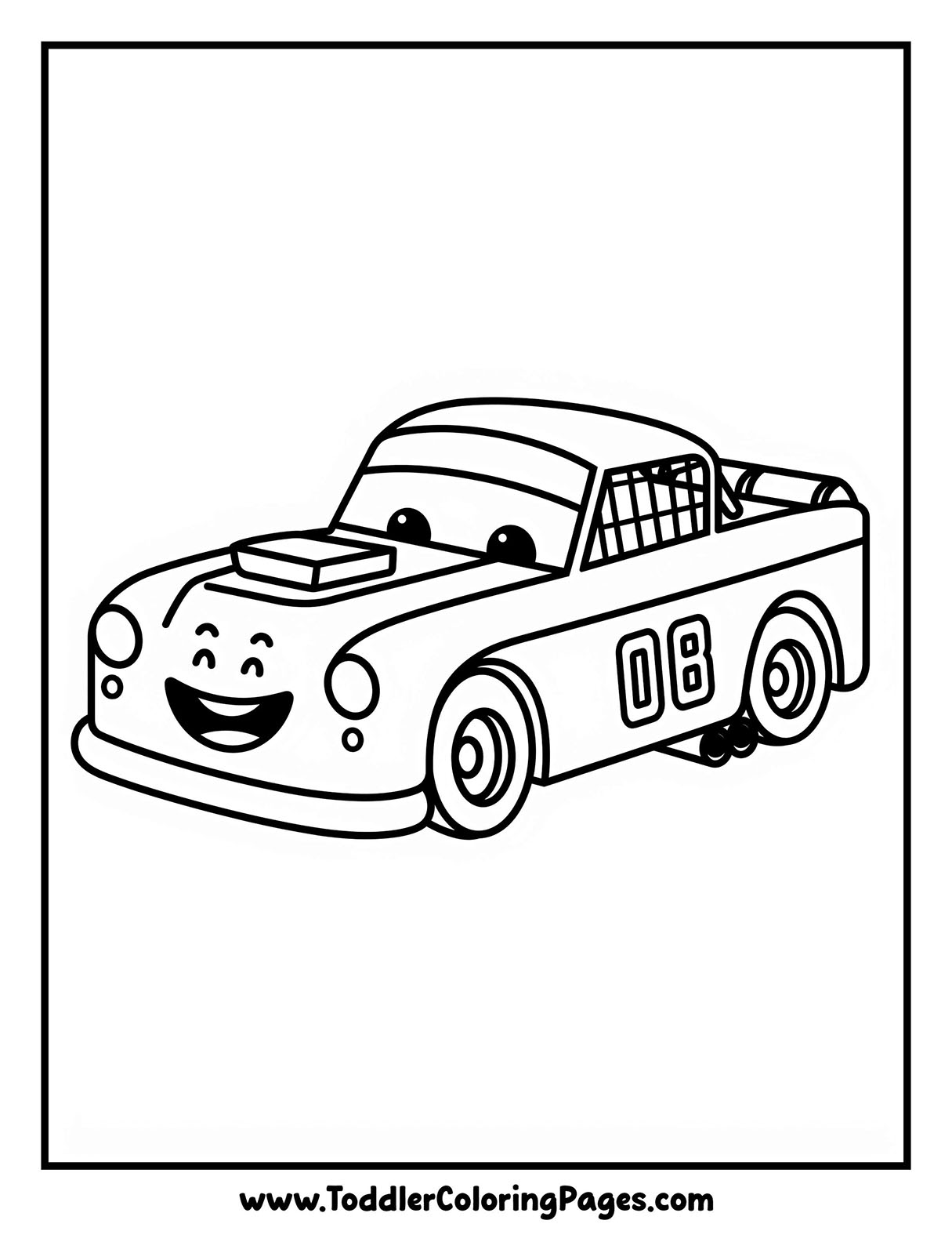 Vehicles Coloring Pages