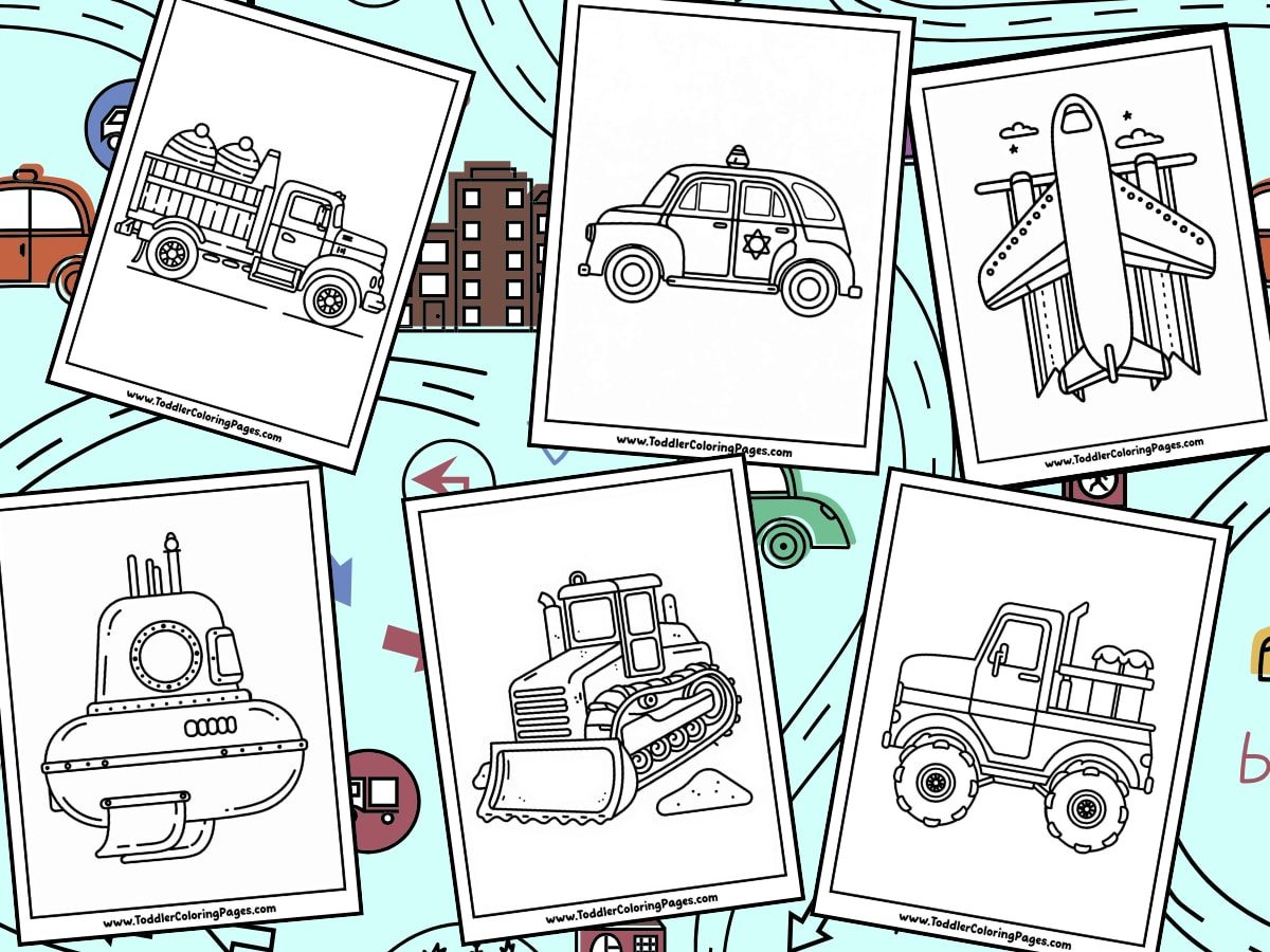 Vehicles Coloring Pages