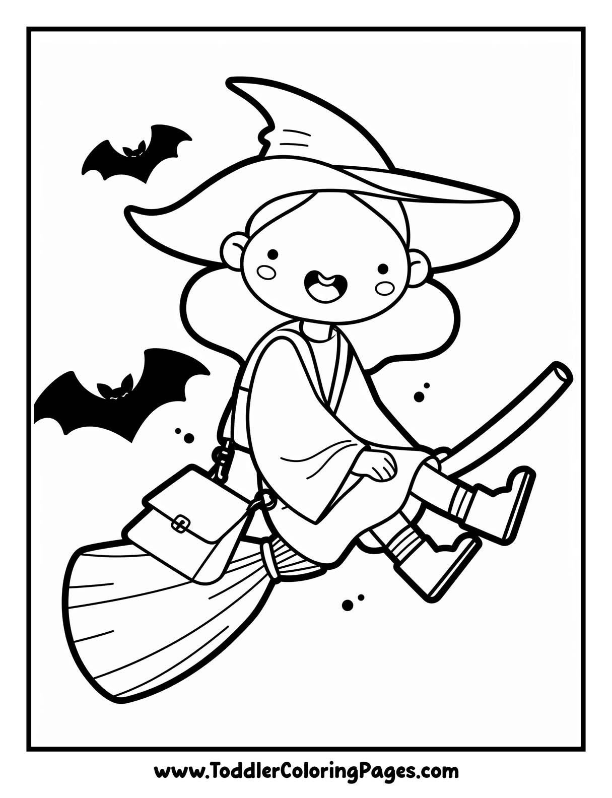 Witch Coloring Pages