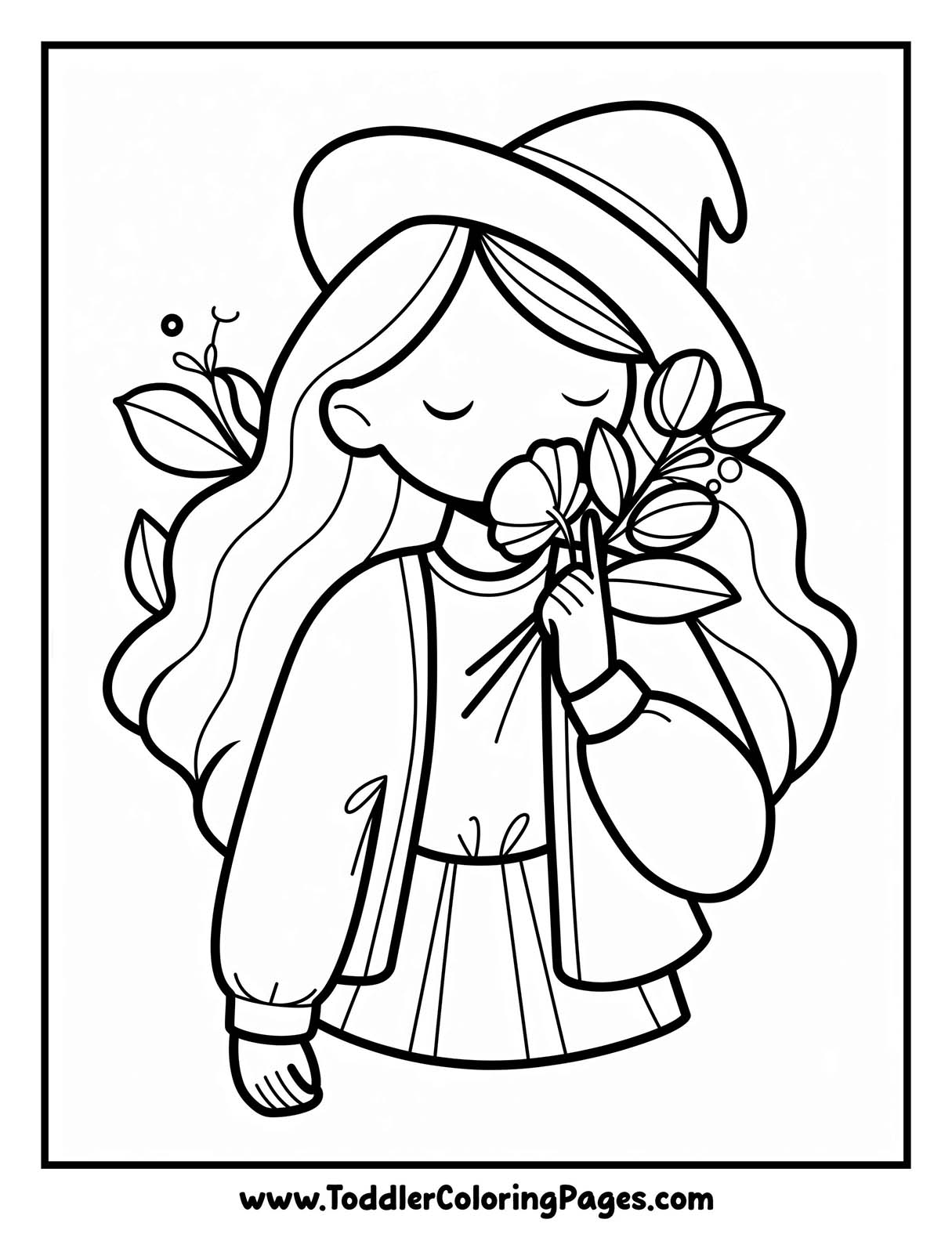 Witch Coloring Pages
