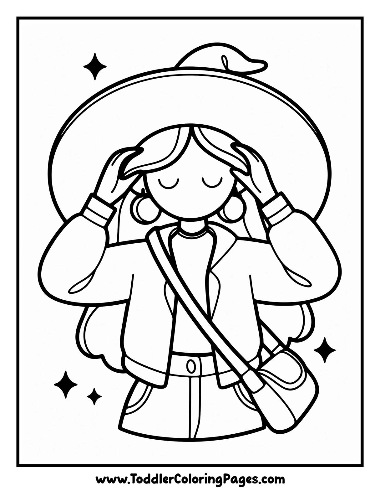Witch Coloring Pages