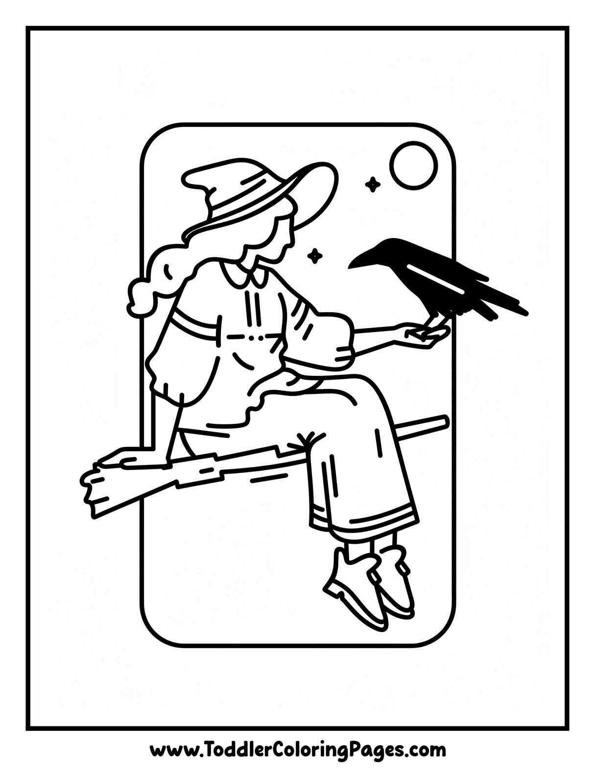 Witch Coloring Pages