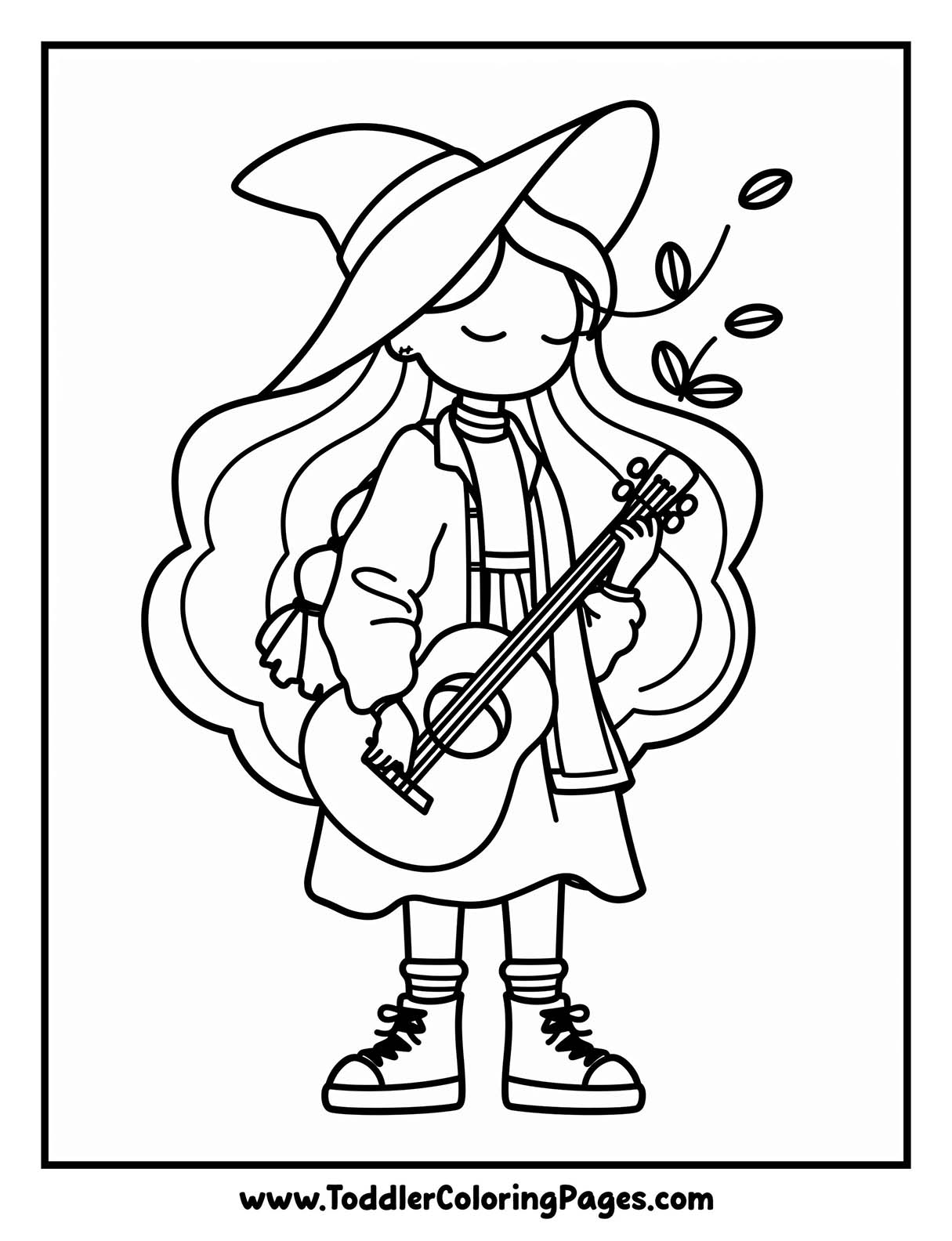 Witch Coloring Pages