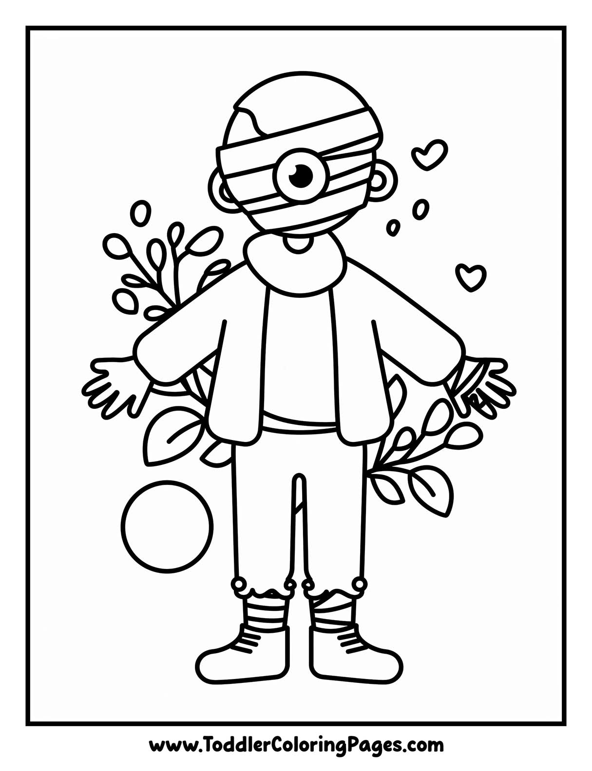 Zombie Coloring Pages