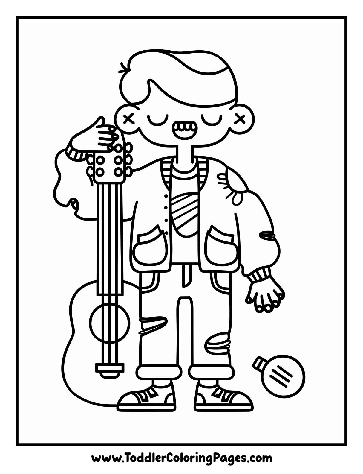 Zombie Coloring Pages