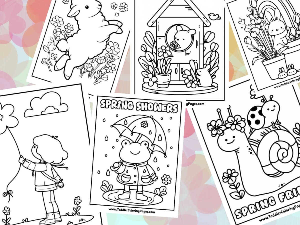 Spring Coloring Pages