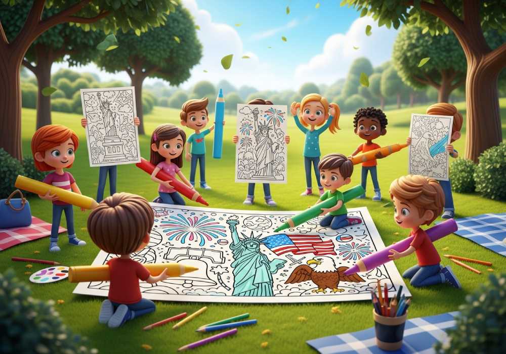Embracing the Spirit of Freedom with Independence Day Coloring Pages