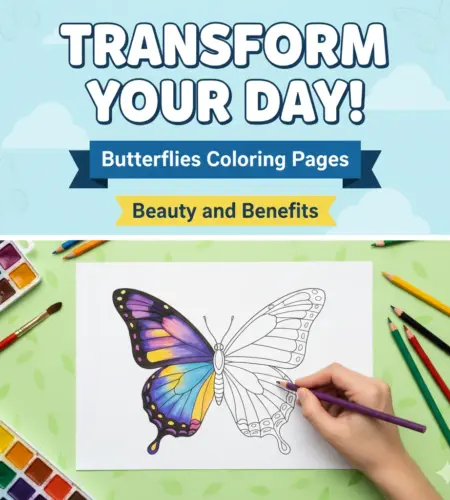 The Beauty and Benefits of Butterflies Coloring Pages