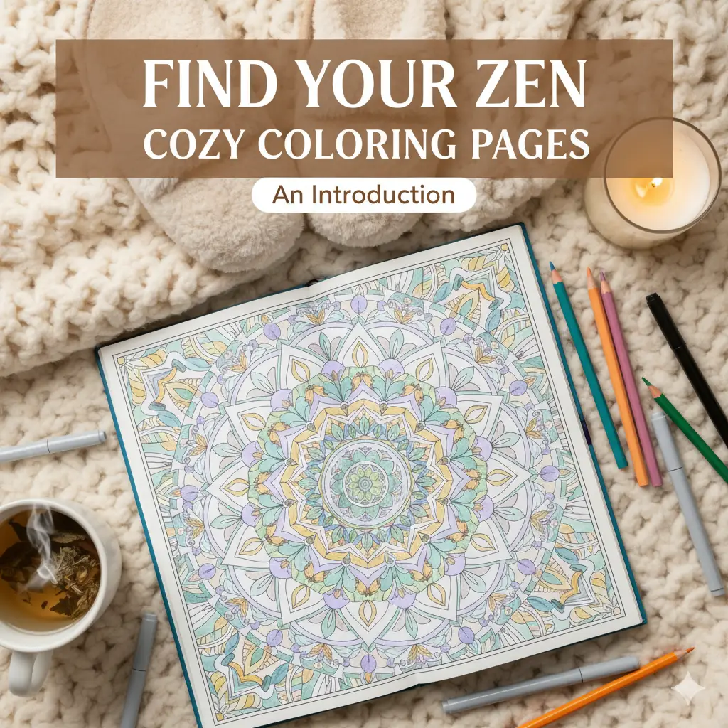cozy coloring pages