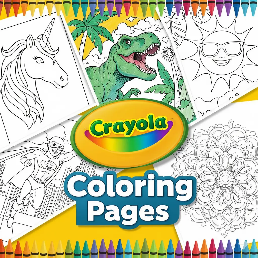 crayola free coloring pages