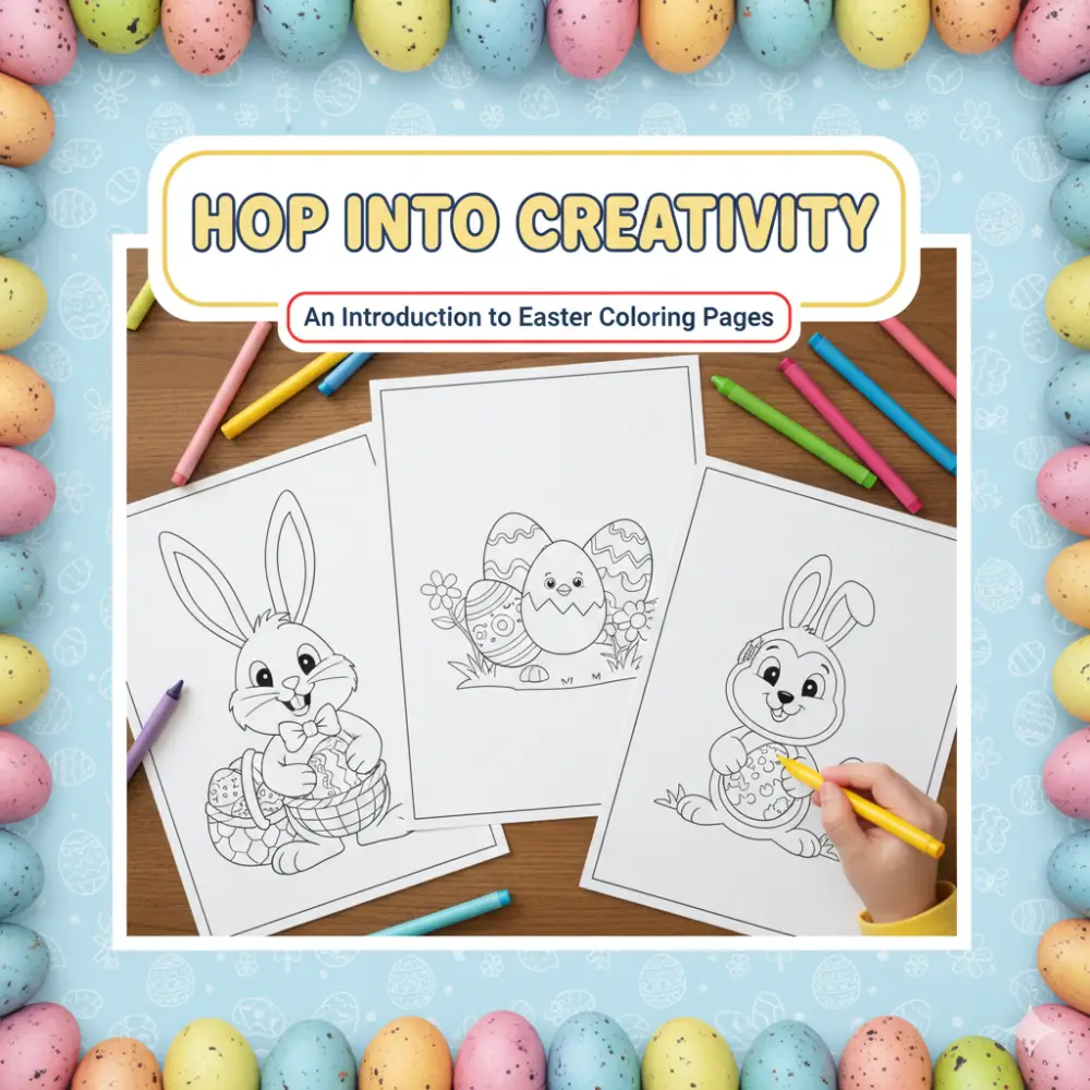 easter coloring page