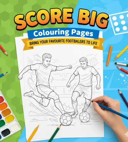 Score Big with Colouring Pages: Bring Your Favourite Footballers to Life