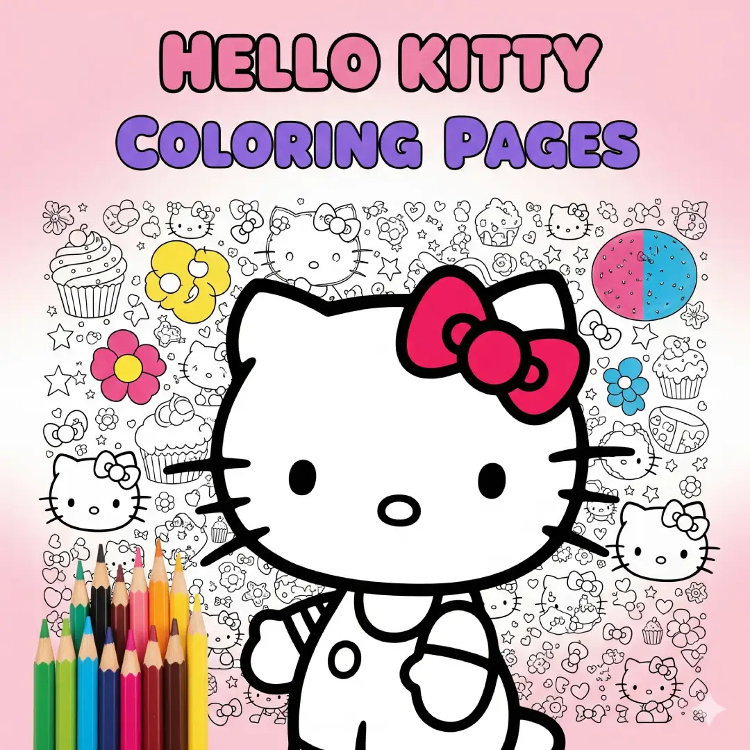 hello kitty coloring pages
