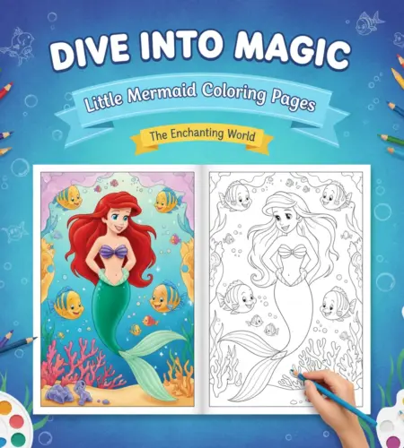 The Enchanting World of Little Mermaid Coloring Pages