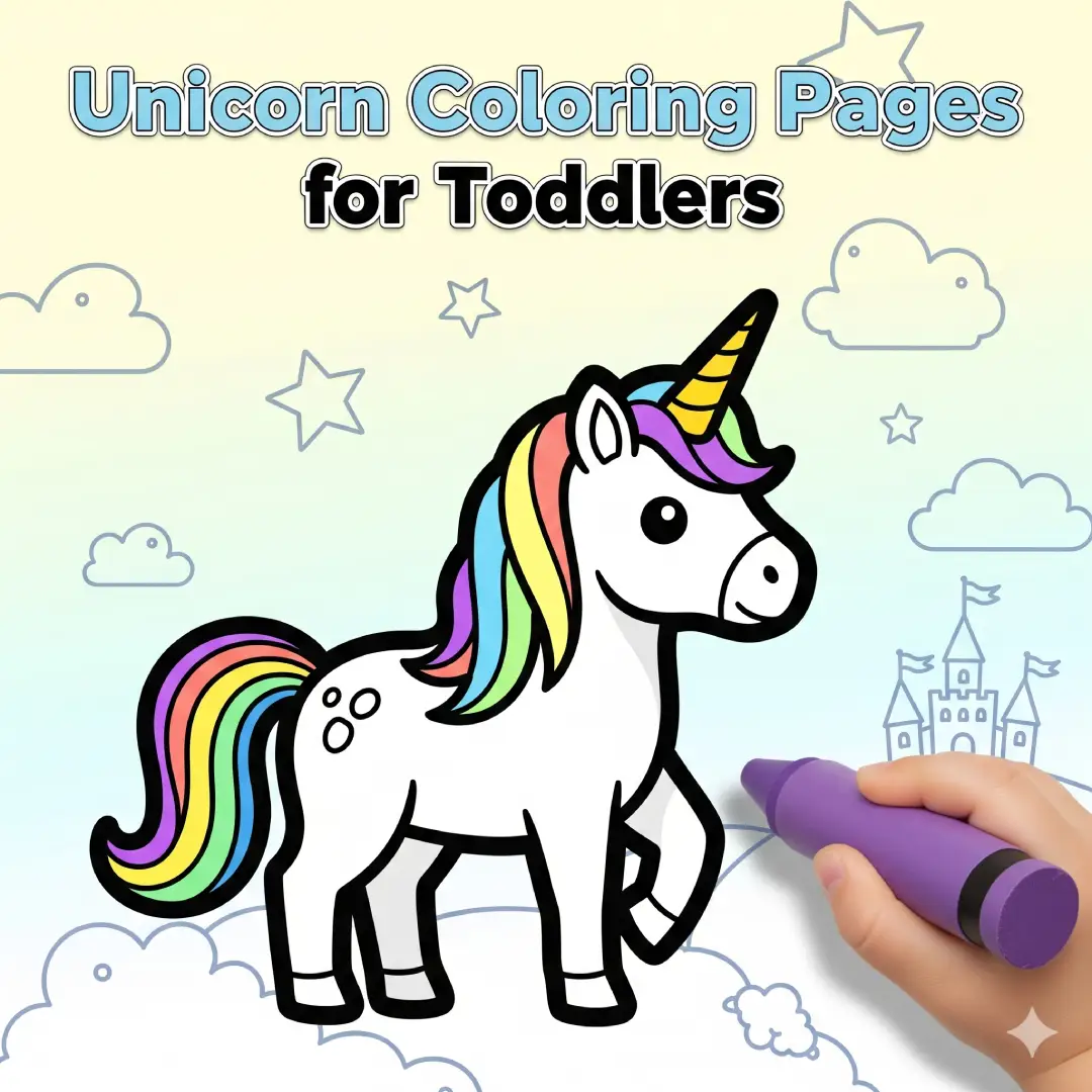 unicorn coloring pages