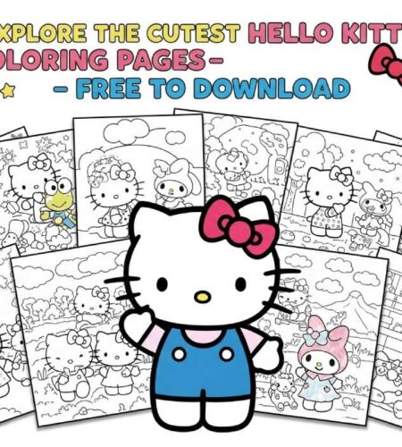 Explore the Cutest Hello Kitty Coloring Pages – Free to Download