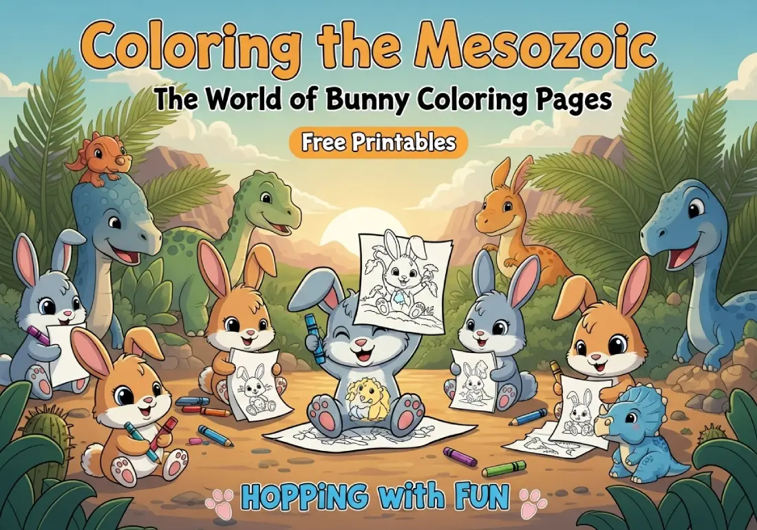bunny coloring pages for kids
