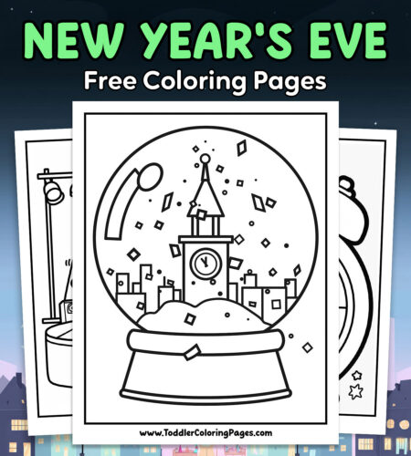 New Year’s Eve Coloring Pages Are the Perfect Party Prep