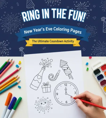 Ring in the Fun: Why New Year’s Eve Coloring Pages are the Ultimate Countdown Activity