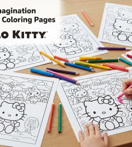 Spark Imagination with Free Coloring Pages Hello Kitty