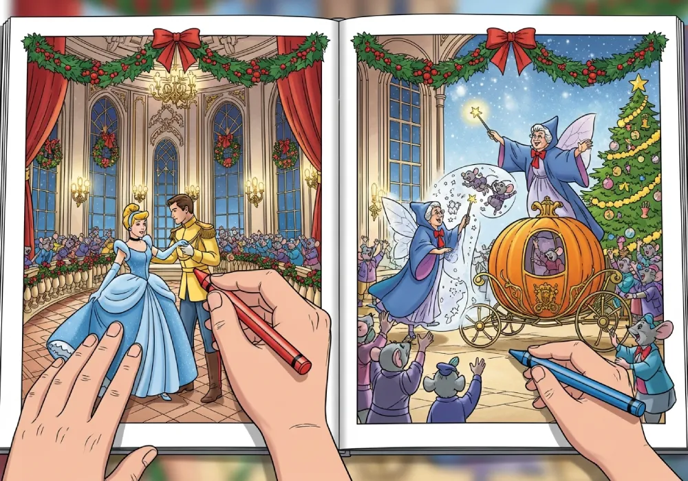 coloring pages princess cinderella