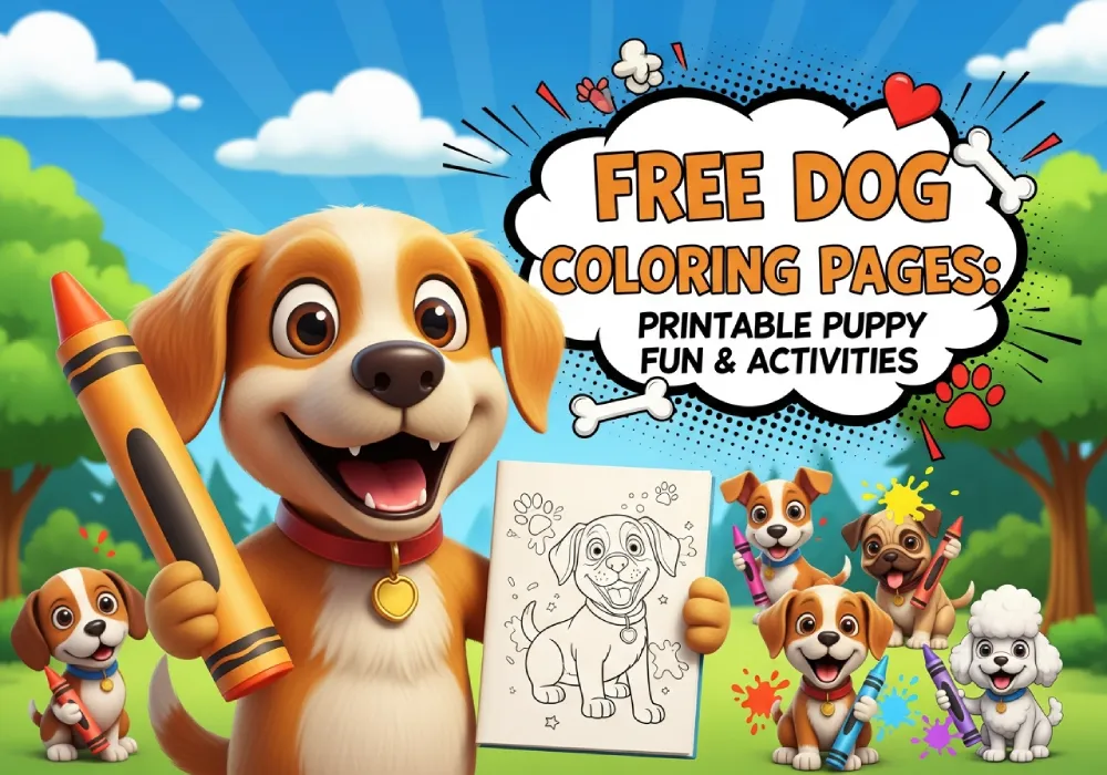 dog coloring pages