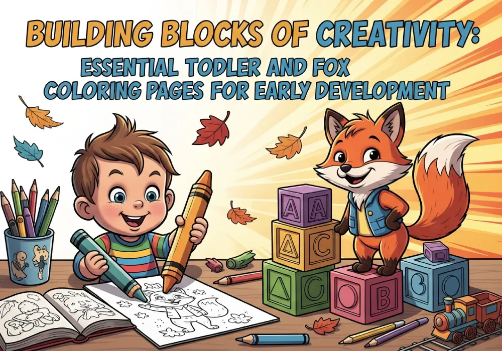 fox coloring pages printable