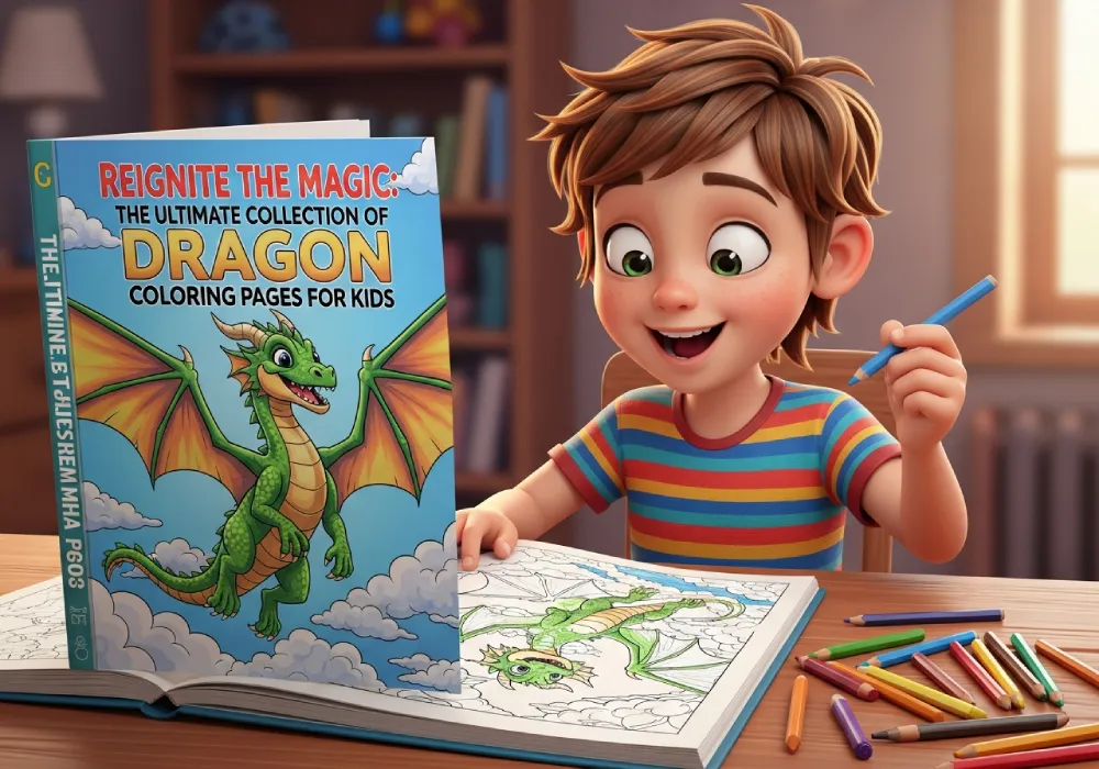 free dragon coloring pages for toddler