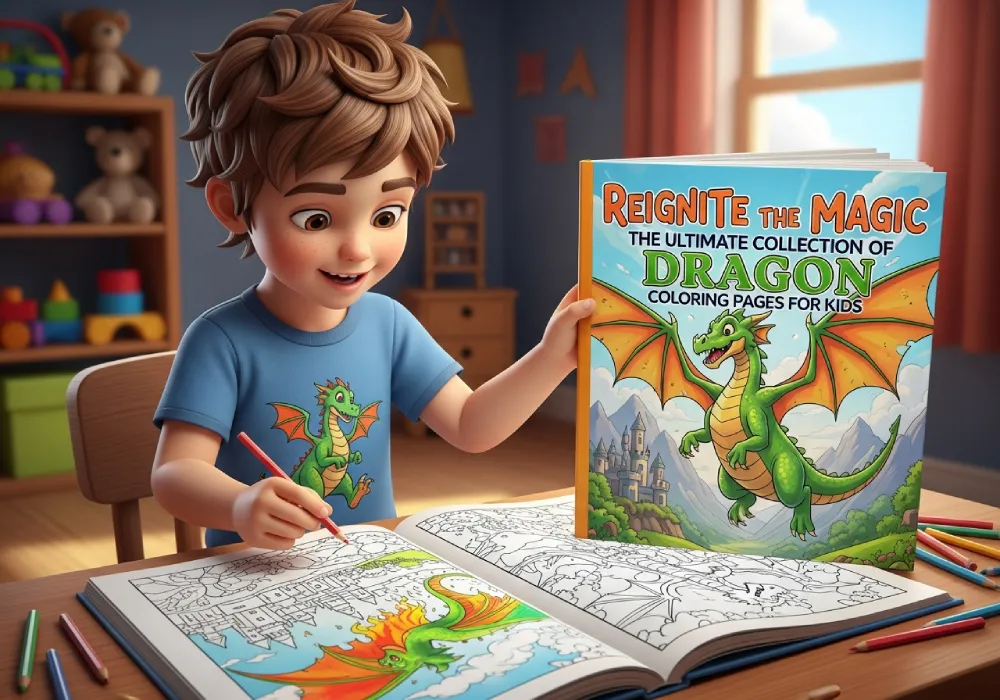 free dragon coloring pages for toddler printable