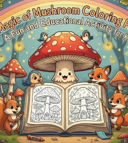 The Magic of Mushroom Coloring Pages: A Fun and Educational Activity for Kids
