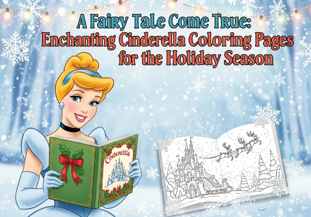 princess cinderella coloring pages