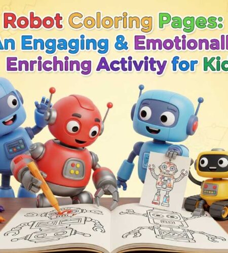 Robot Coloring Pages: An Engaging & Emotionally Enriching Activity for Kids
